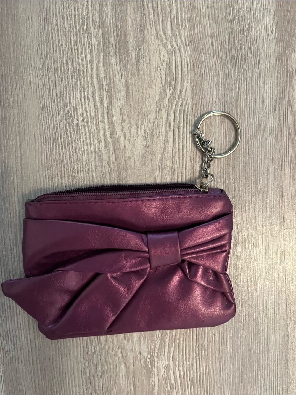 Smart Set Metallic Purple Coin Wallet